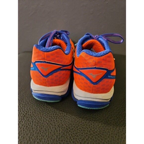 Mizuno Wave Catalyst Women's Athletic Running Shoes Sz W8.5 Orange Blue - Picture 5 of 12